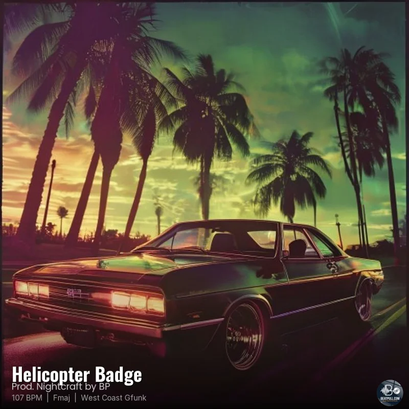 Helicopter Badge
